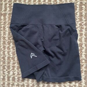 Oner Active True Blue EffortlessLift Seamless Shorts with White Logo